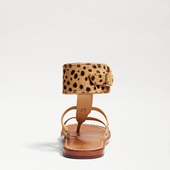 Sam Edelman | Mollie Gladiator Sandals Cheetah Cow Hair Size 6.5 - Picture 6 of 13